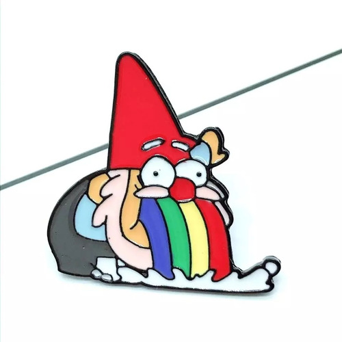 Pin Meme Gnomo Gravity Falls - Não É Botton Não É Broche
