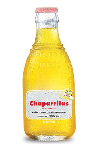 15 Pack Refresco Piña Sin Gas Chaparritas 250 Ml