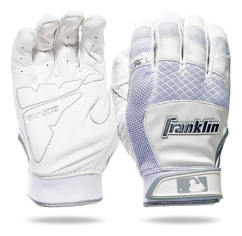 Guanteletas Beisbol Franklin Shok Sorb X Blanco Infantil Talla Grande