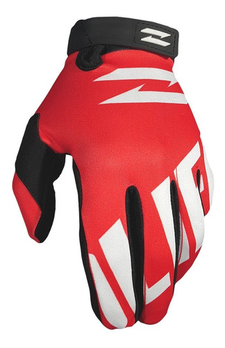 Imagen 2 de 5 de Guante Radikal Mx Zero Rojo Moto Cross Team Motorace