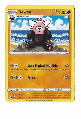 Carta Pokemon Bewear