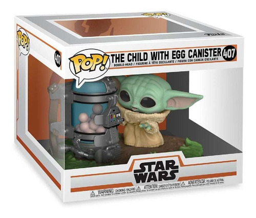 Funko Pop! Star Wars. The Mandalorian-baby Yoda-original 