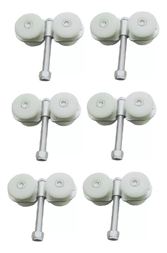 Carrucha Para Portón Master Rail 300kg De Capacidad 6pz