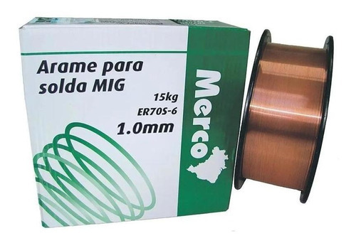 Arame Solda Mig. 1.0mm Rolo 15kg Nobre