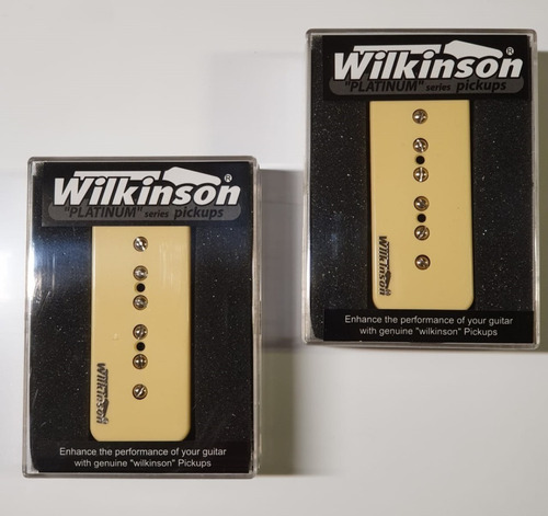 Wilkinson ( Corea) Set Micrófonos Soapbar Alnico Crema # W90