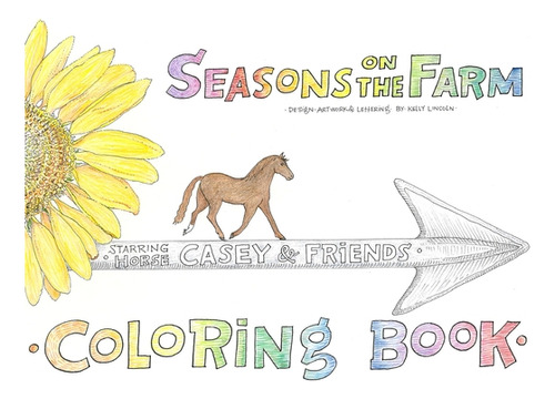 Seasons On The Farm Coloring Book Starring Casey And Friends, De Matheny, Nc. Editorial Lightning Source Inc, Tapa Blanda En Inglés