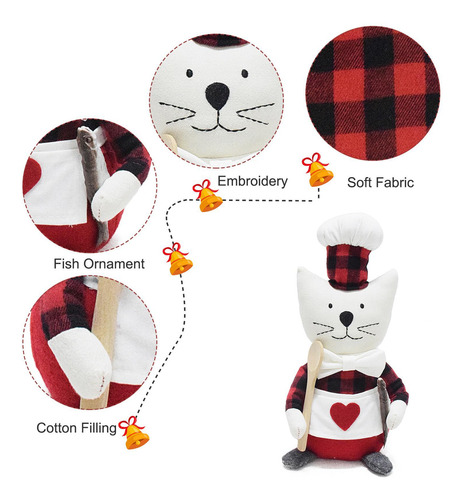 Juguete De Muñeca De Gato Juguete De Peluche De Gato Decorac