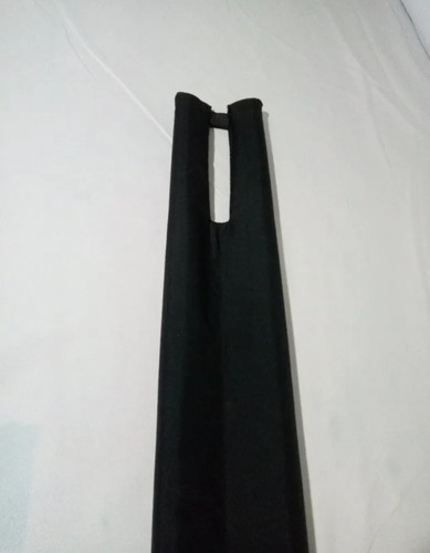 Protetor De Porta Rolinho Duplo Pivotante Sobre Medida Preto Preto