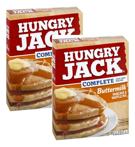 Hungry Jack Complete Harina Pancake Buttermilk 2 Pack