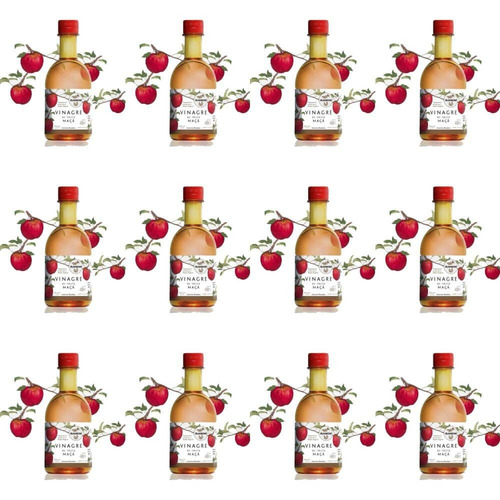 Imagem 1 de 1 de Almaromi Vinagre De Maçã 12x400ml (kit C/12)
