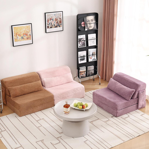 Sofá Cama Plegable Con Almohada Colchón De Tamaño Individual
