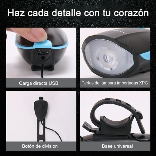 Imagen 7 de 10 de Con Embrague Eléctrico + Kit De Luces De Bicicleta Delantera