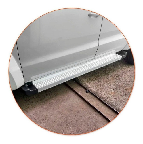 Imagem 4 de 5 de Estribo Lateral Aluminio Natural S10 Dupla Executive 2007