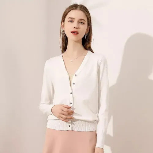 Sueter de mujer con botones clearance