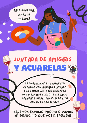 Jornada Creativa De Acuarelas Y Cerámica