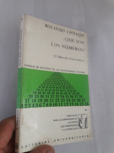 Libro ¿que Son Los Números? Rolando Chuaqui