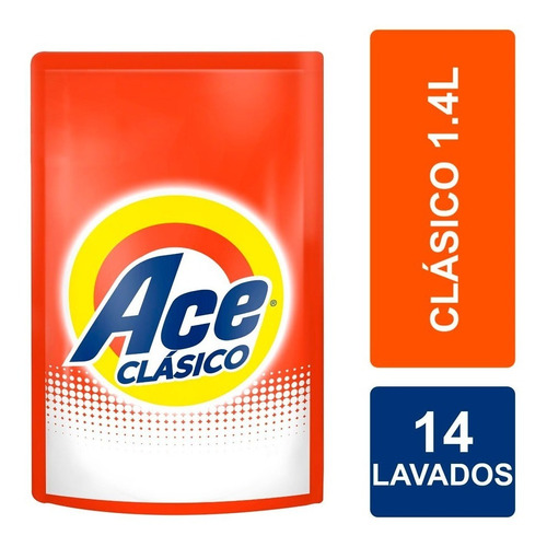 Ace Jabon Liquido X 1.4 Litros Pouch Clasico