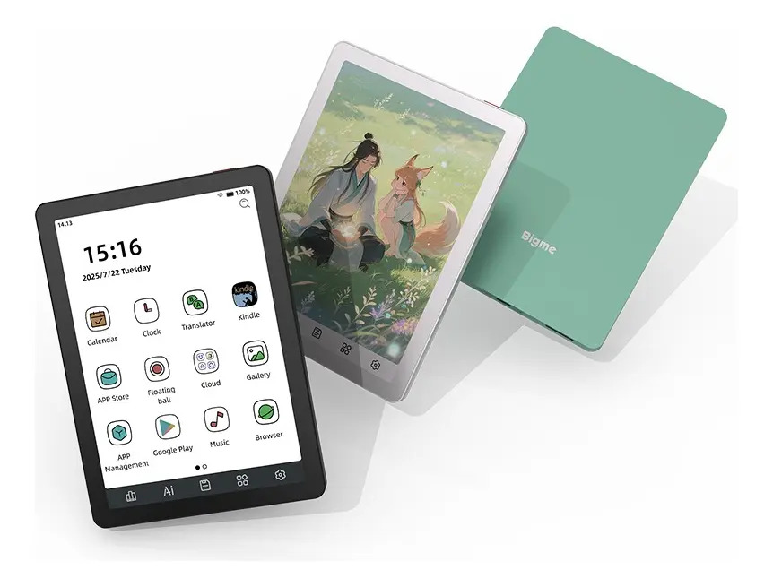 Leitor E Bigme B6 6 Colorido Android 1.4 64gb