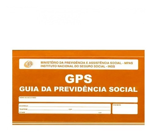Carnê Inss Gps Previdência Social 12 Fls Pct C/ 10 Sd