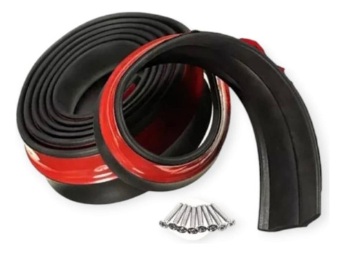 Lip Parachoques Delantero Universal 2.5mtsnegro Goma