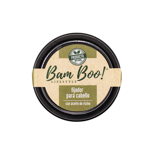 Imagen 6 de 7 de Fijador en Gel Natural Ricino Para Cabello 253 g Bam Boo!