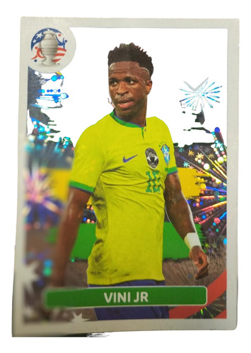 Vinicius Jr. Extra Figurita Panini-plata - Copa America 2024