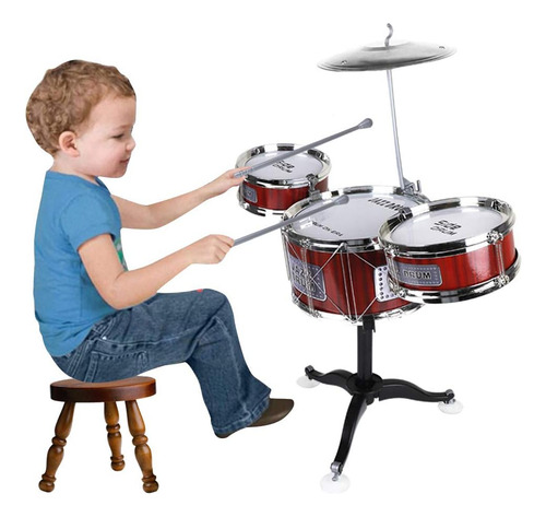 Sets De Batería De Tambor De Jazz Ahomash Para Niños 1 6 Kit