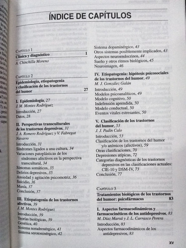 Tratamiento De Las Depresiones. Alfonso Chinchilla Moreno. (Usado)