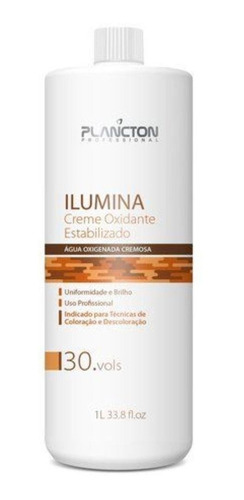 Água Oxigenada 30 Volumes 900ml Ilumina Plancton