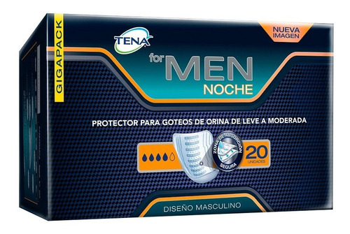 Pañal Tena For Men Noche 20und - Unidad a $2835