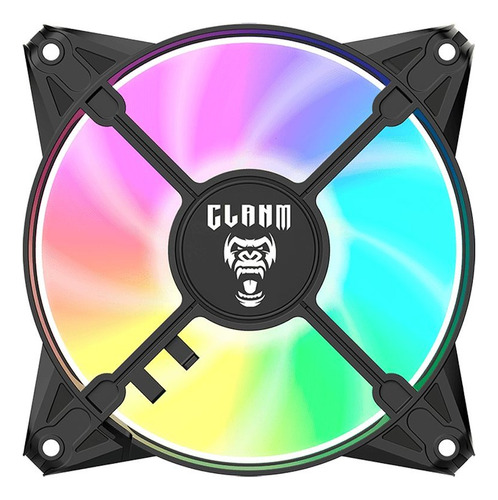 Kit 3 Fan Rgb Para Gabinete Led Azul