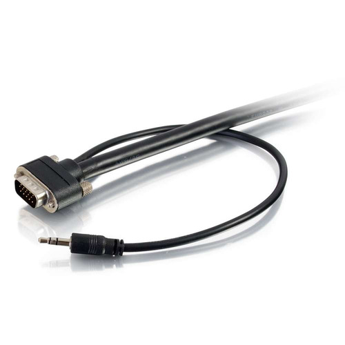 Cable De Audio Y Video C2g Select Vga + 3.5 Mm M/m 15 Ft