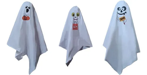 Decoración Halloween Fantasmas Colgantes 3 Unidades