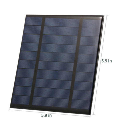 Cargador Solar Portátil 2.5w / 5v / 3.7v Con Puerto Usb Comp