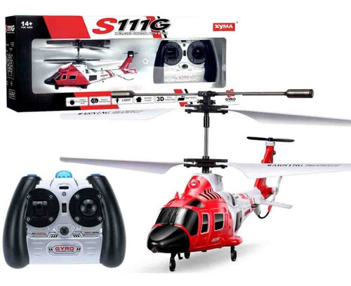 Helicoptero Rc Radio Control Syma S111g Marca Lider Nuevo!!
