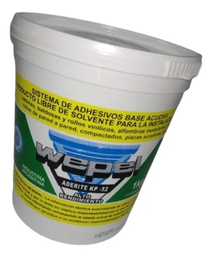 Adhesivo Base Acuosa 1 Kg Kp-52 Wepel