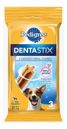 Golosina Snack Dentastix Para Perro Pequeño X 3 Barras