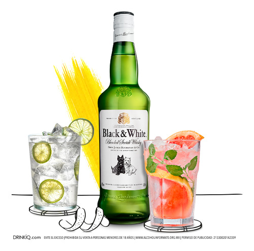 Black & White Whisky Original Blended Scotch 700ml