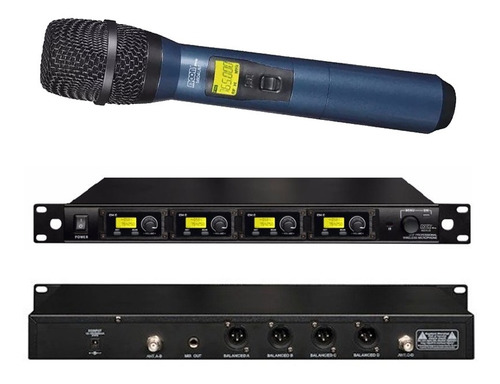 Moon Mi04ub Mano - Voces C/frecuencia Intercambiable Microfo