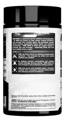 Nutrex Black Hmb 1000 120 Capsulas Fuerza Musculo Aminoacido