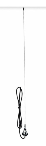 Antena De Base Redonda Cromada Para Pick Up Dodge Ram 1988