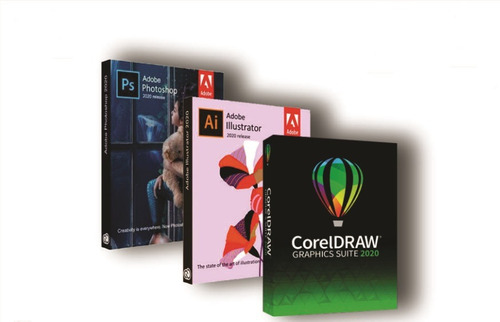 Pack 3 Diseño Gráfico Photoshop Corel Draw Illustrator Etc