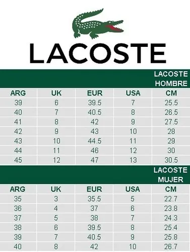 Lacoste endliner deals 118