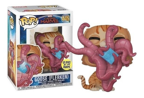 Funko Pop Goose (flerken) 445 Captain Marvel  En Caja Nuevo