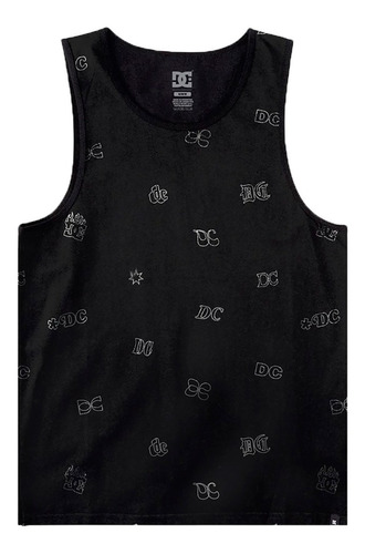 Dc Musculosa Lifestyle Hombre Wild Style Negro Ras