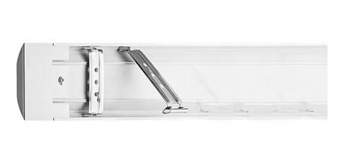 Kit 2 Luminárias Led Sobrepor Linear 36w 6500k Bivolt 120cm
