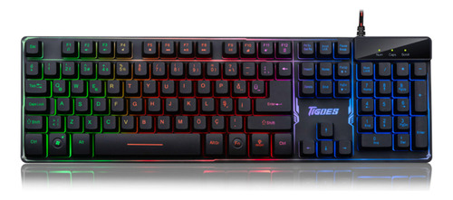 Teclado Gamer Retroiluminado Zyg-800 Con Función Antihosting