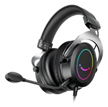 Comprar Auriculares para juegos Fifine H3, micrófono RGB, PC, PS4, PS5, Xbox, color negro