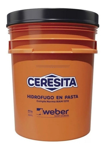 Ceresita Aditivo Hidrófugo En Pasta 20 Kg Weber Sibaco