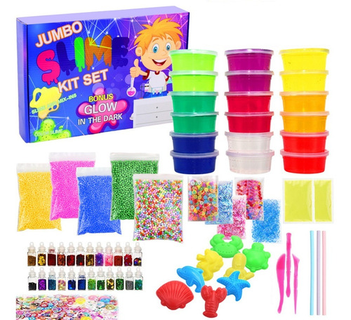 Slime Juego  Set Kit 18 Colores 64 Piezas